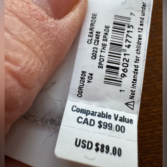 Kate Spade New York "Spot The Spade" Pave Pendant Necklace in Rose Gold NWT - Picture 11 of 13